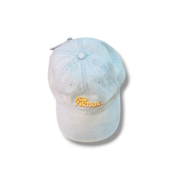 Pulp Fiction Faded Denim Miramax Official Adjustable Dad Baseball Cap Hat - Picture 4 of 9